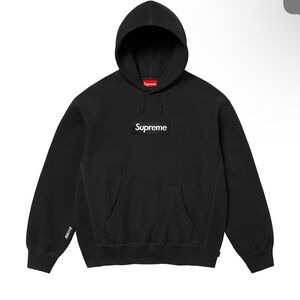 Supreme Black Box Logo Hoodie